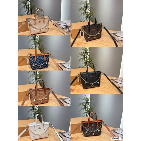 Mini City Tote Bag with Chain & Star Charms